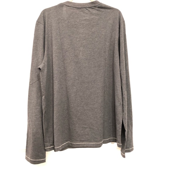 Lunya Lahgo Restore Henley Size XXL Charcoal Gray - Picture 4 of 7